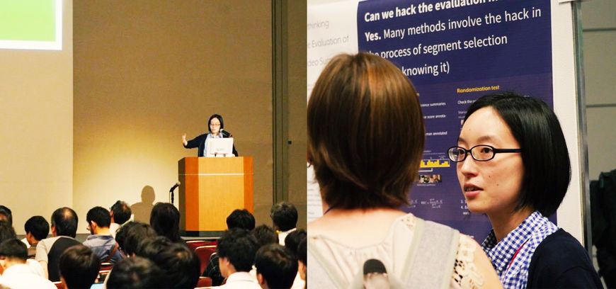 学会の様子。
